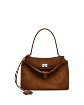 Brown Small Rodeo Suede Bag | PDP | Antonia
