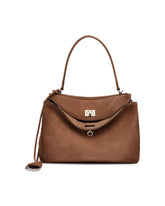 Brown Small Rodeo Suede Bag | PDP | Antonia