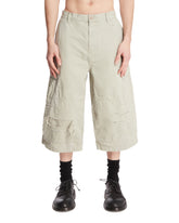 Beige Cropped Cargo Pants | PDP | Antonia