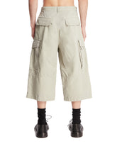 Beige Cropped Cargo Pants | PDP | Antonia