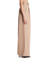 Beige Wide-Leg Pants | PDP | Antonia