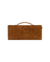 Brown Suede Andiamo Clutch | PDP | Antonia