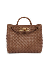 Brown Small Andiamo Bag | PDP | Antonia