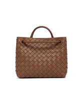 Brown Small Andiamo Bag | PDP | Antonia