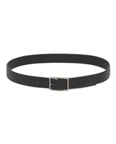 Green Intrecciato Leather Belt | PDP | Antonia