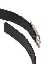 Green Intrecciato Leather Belt | PDP | Antonia