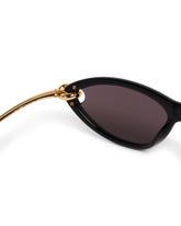 Black Cat-eye Knot Sunglasses | PDP | Antonia