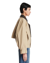 Beige Cotton Jacket | PDP | Antonia