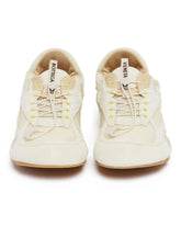 Beige Orbit Flash Sneakers | PDP | Antonia