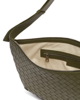 Green Intrecciato Day Sling Bag | PDP | Antonia