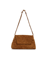 Brown Suede Giorno Clutch | PDP | Antonia