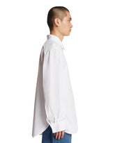 White Cotton Poplin Shirt | PDP | Antonia