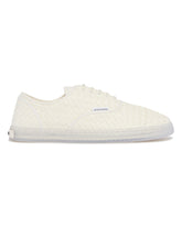 White Intrecciato Sneakers | PDP | Antonia
