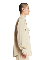 Beige Cotton Shirt | PDP | Antonia