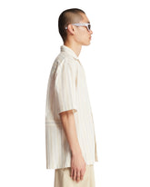 Beige Striped Shirt | PDP | Antonia