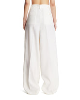 White High-Waisted Trousers | PDP | Antonia