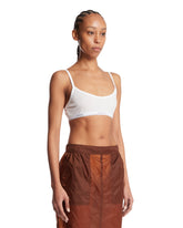 White Logo Brassiere Top | PDP | Antonia