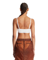 White Logo Brassiere Top | PDP | Antonia