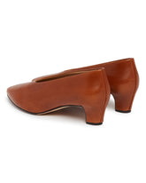 Brown Leather Pumps | PDP | Antonia