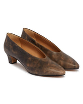 Brown Leather Pumps | PDP | Antonia