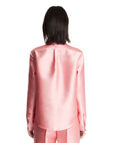 Pink Silk Blend Shirt | PDP | Antonia