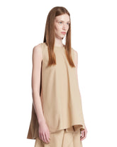 Beige Draped Top | PDP | Antonia