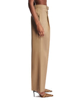 Beige Silk and Wool Trousers | PDP | Antonia