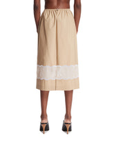 Gonna Con Inserti In Pizzo Beige | PDP | Antonia