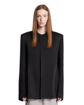 Black Shoulder-Pad Jacket | PDP | Antonia