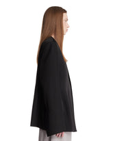 Black Shoulder-Pad Jacket | PDP | Antonia