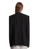 Black Shoulder-Pad Jacket | PDP | Antonia
