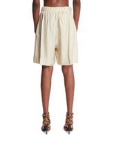 Yellow Striped Lingerie Shorts | PDP | Antonia