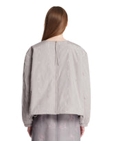 Gray Padded Zip Jacket | PDP | Antonia