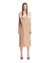 Beige Silk Dress with Lace Insert | All | Antonia