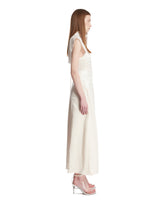 White Silk Midi Dress | PDP | Antonia