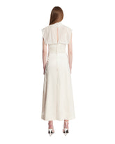 White Silk Midi Dress | PDP | Antonia