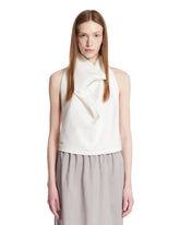 White Silk Top | PDP | Antonia