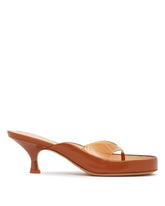 Brown and Transparent Junie Sandals | PDP | Antonia