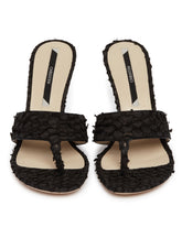 Black Helix High Thong Sandals | PDP | Antonia