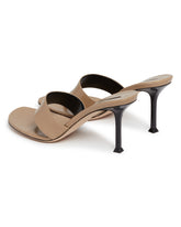 Beige Helix High Thong Sandals | PDP | Antonia
