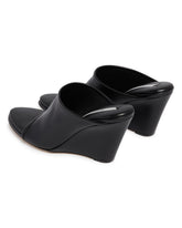 Black Wedge Mules | PDP | Antonia