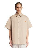 Beige Karl Cotton Shirt | PDP | Antonia