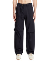 Blue Cotton Jordan Pants | PDP | Antonia