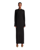 Black Long Cotton Dress | PDP | Antonia