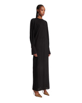 Black Long Cotton Dress | PDP | Antonia