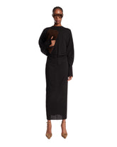 Black Long Cotton Dress | PDP | Antonia