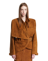 Brown Cindy Suede Jacket | PDP | Antonia
