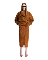 Brown Cindy Suede Jacket | PDP | Antonia