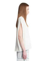 White Draped Top | PDP | Antonia