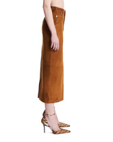 Brown Erika Suede Skirt | PDP | Antonia